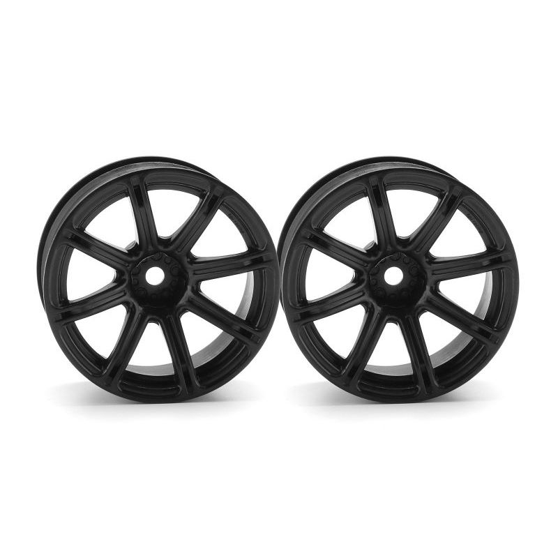 HPI 3308 Work Emotion Xc8 Wheel 26mm Black (9mm Offset)