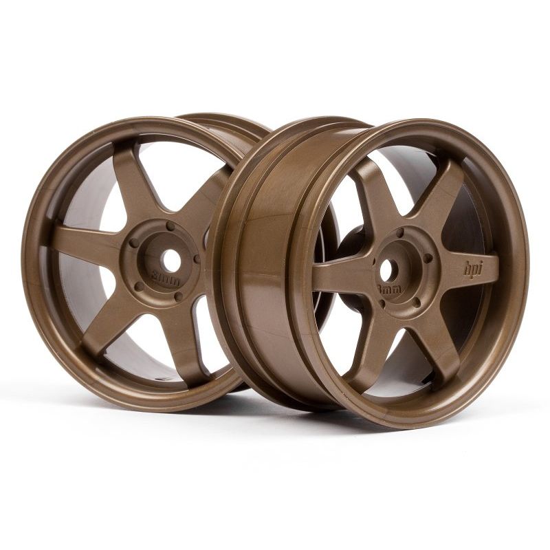 HPI 3843 TE37 felni 26mm BRONZE (3mm OFFSET)