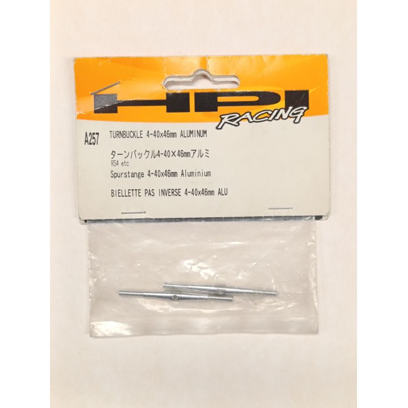 HPI A257 Aluminium összekötő 4-40x46mm