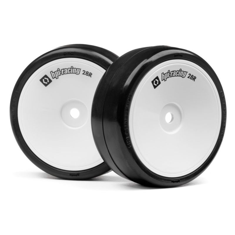 HPI 120032 HPI CHALLENGE TIRE 28R (MOUNTED 4db)