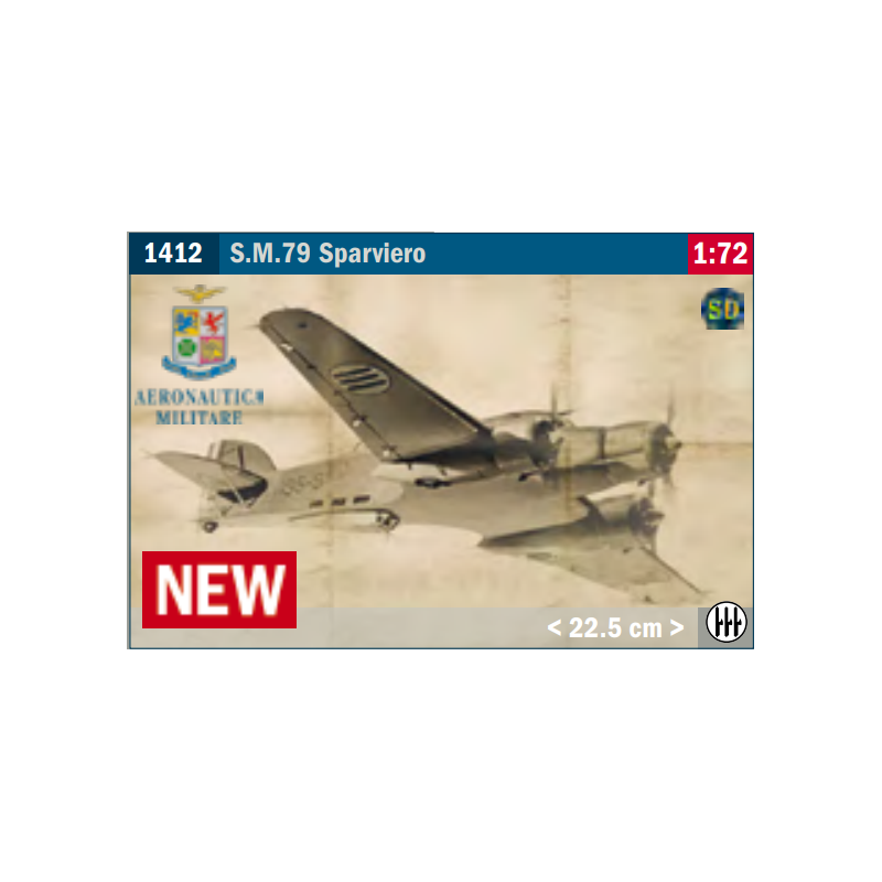 Italeri 1412s S.M.79 Sparviero