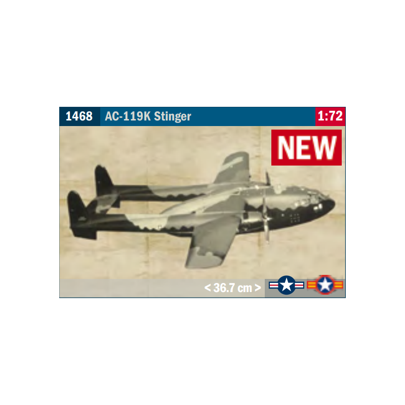 Italeri 1468s AC-119K Stinger