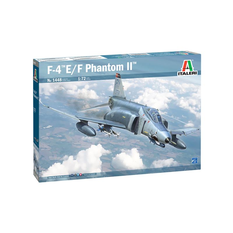 Italeri 1448s F-4E/F Phantom II. vadászrepülőgép  1:72