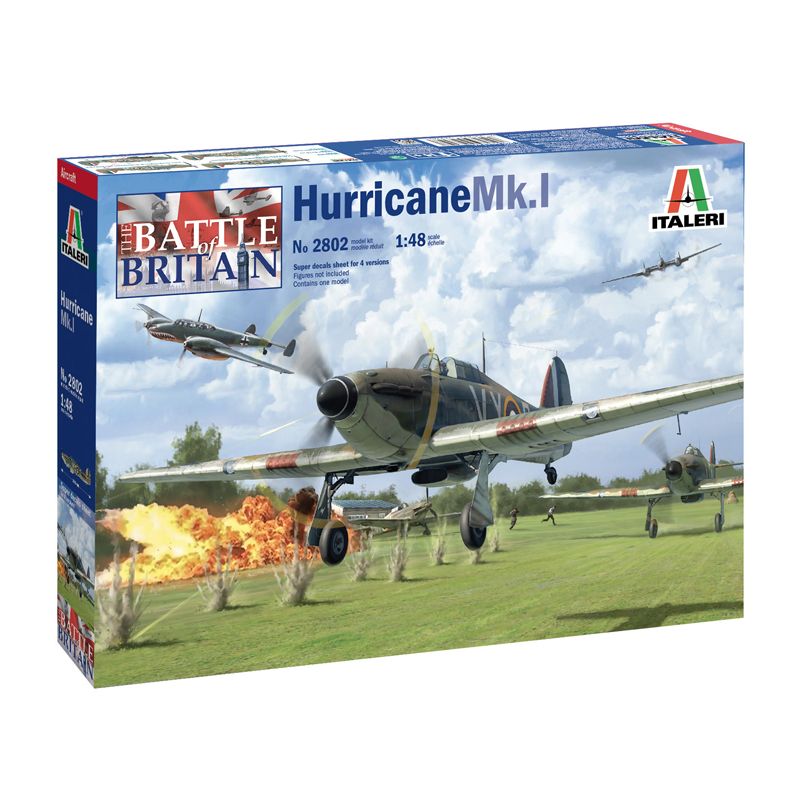 Italeri 2802S Hurricane MK. I 1/48 repülő makett
