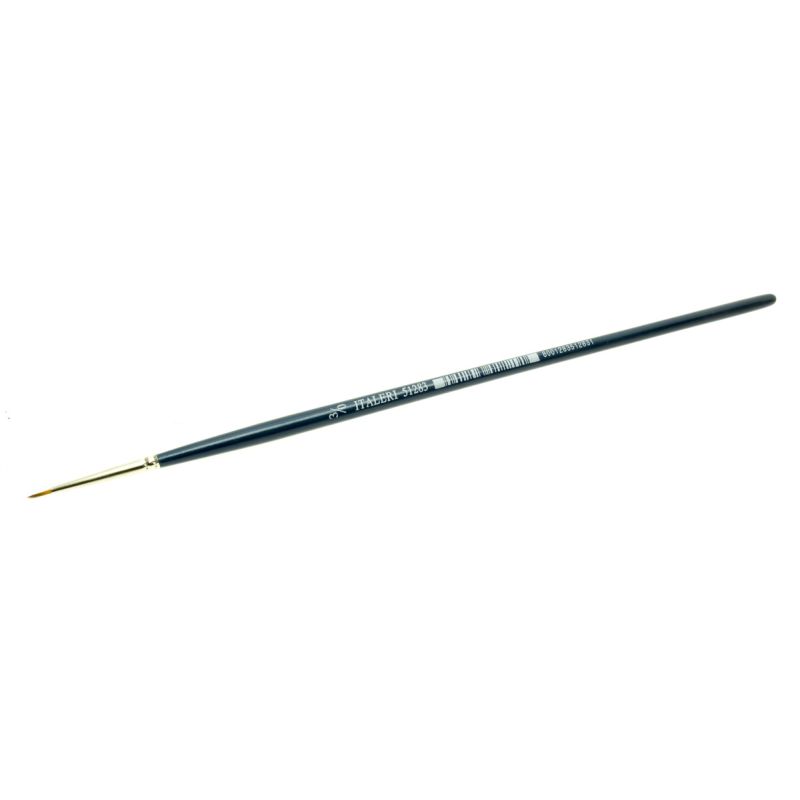 Italeri 51283 0/3 szintetikus kerek ecset with brown tip