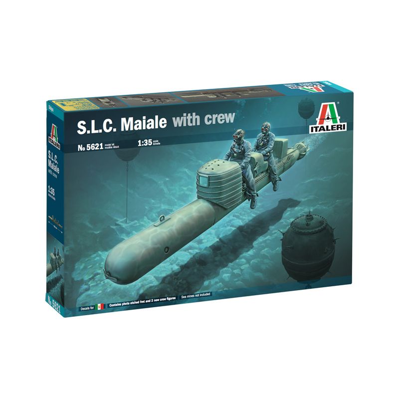 Italeri 5621s S.L.C. “Maiale” legénységgel 1:35