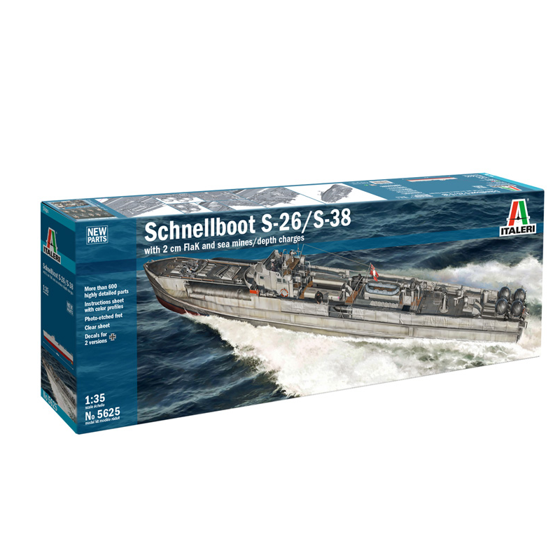 Italeri 5625S SCHNELLBOOT S-26/S-38  1:35