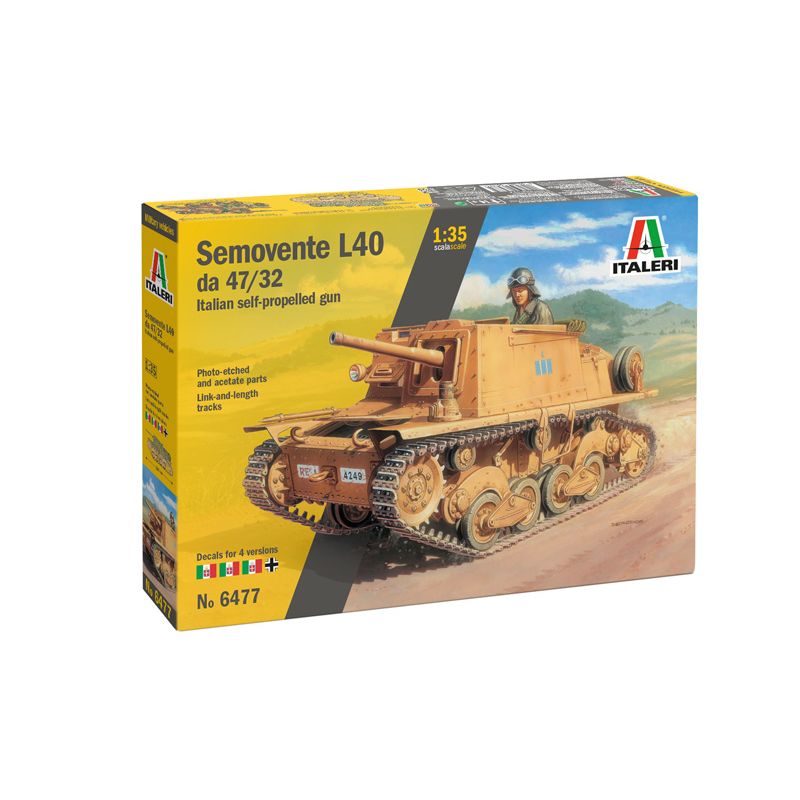 Italeri 6477s Semovente L40 da 47/32 1:35