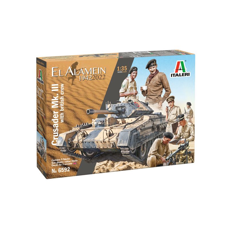 Italeri 6592S Crusader Mk. III with British Crew El Alamein 1:35