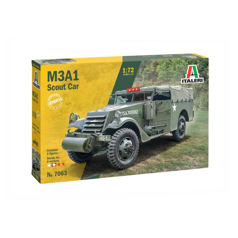 Italeri 7063s   M3A1 Scout Car  1:72