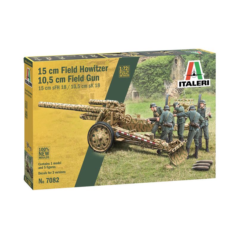 Italeri 7082s 15 cm howitzer/10,5cm löveg