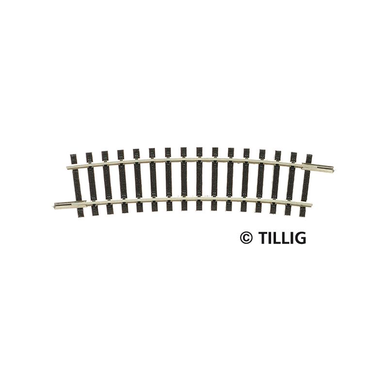 Tillig 83110 Íves sín TT R12 R 310 mm 15'