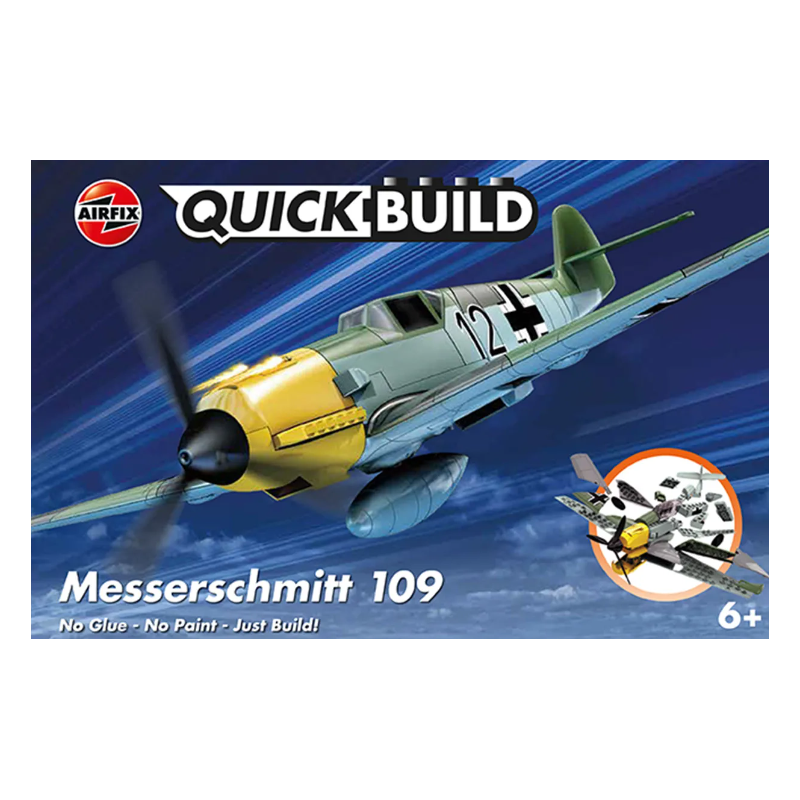 Airfix 6001 QUICKBUILD Messerschmitt Bf109 (J6001)