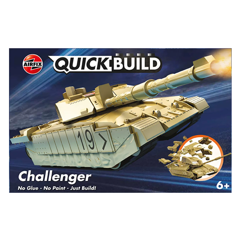 Airfix 6010 QUICKBUILD Challenger Tank Desert (J6010)