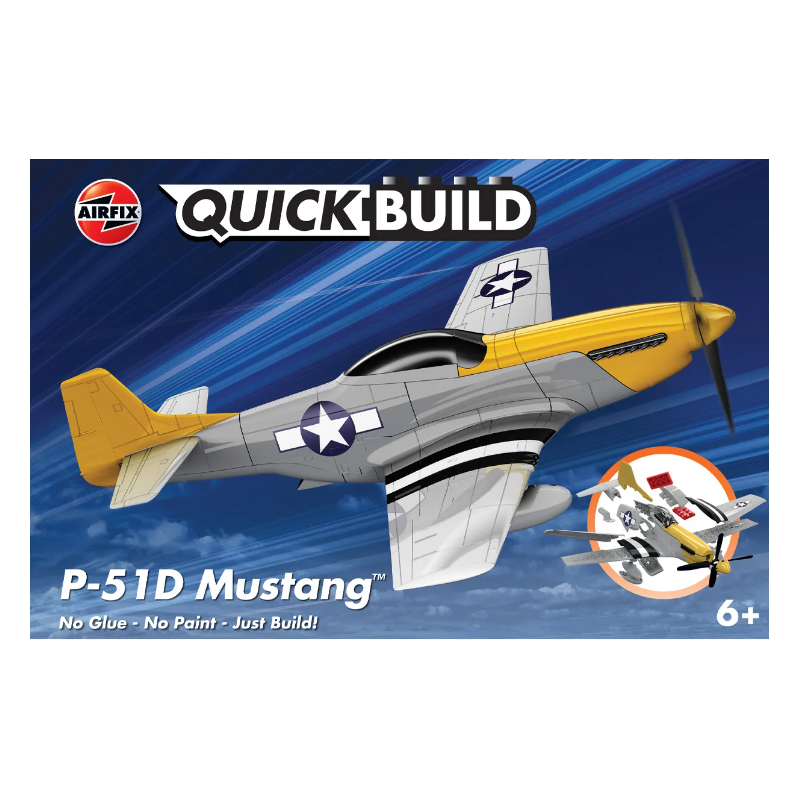 Airfix 6016 QUICKBUILD P-51D Mustang (J6016)
