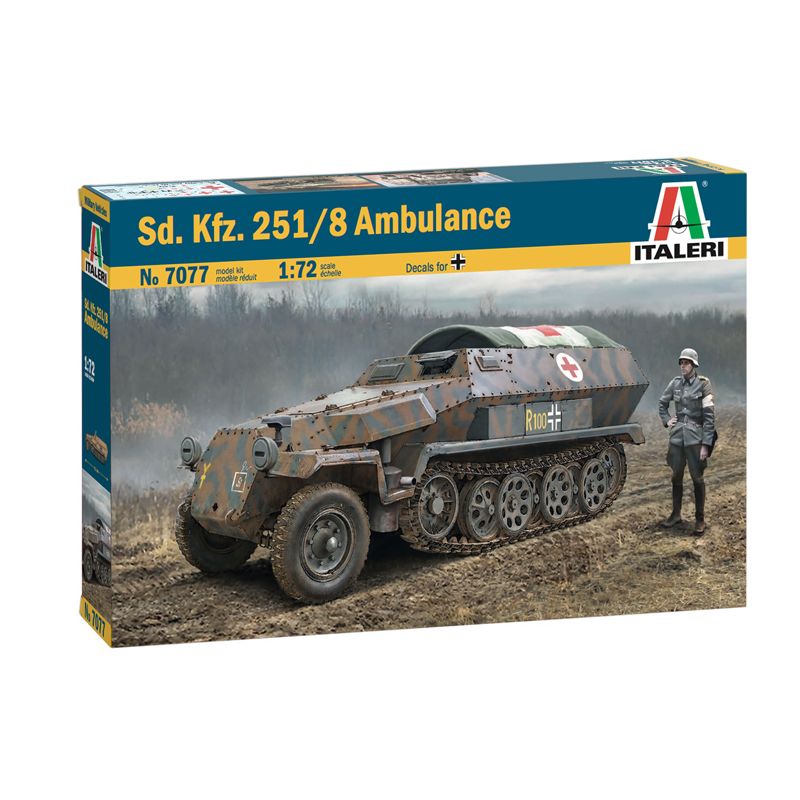 7077S ITALERI Sd. Kfz. 251/8 Ambulance 1:72