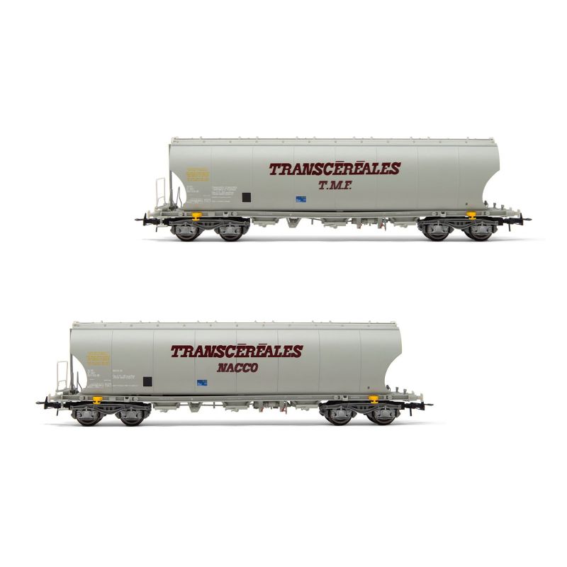 JOUEF HJ6270 Gabonaszállító silókocsi készlet, TRANSCEREALES NACCO T.M.F., RENFE IV