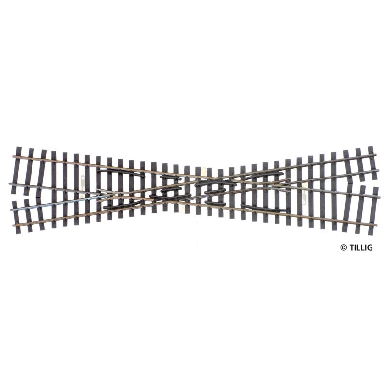 Tillig 85260 Vágányfonódott kereszteződés 232 mm H0/H0e