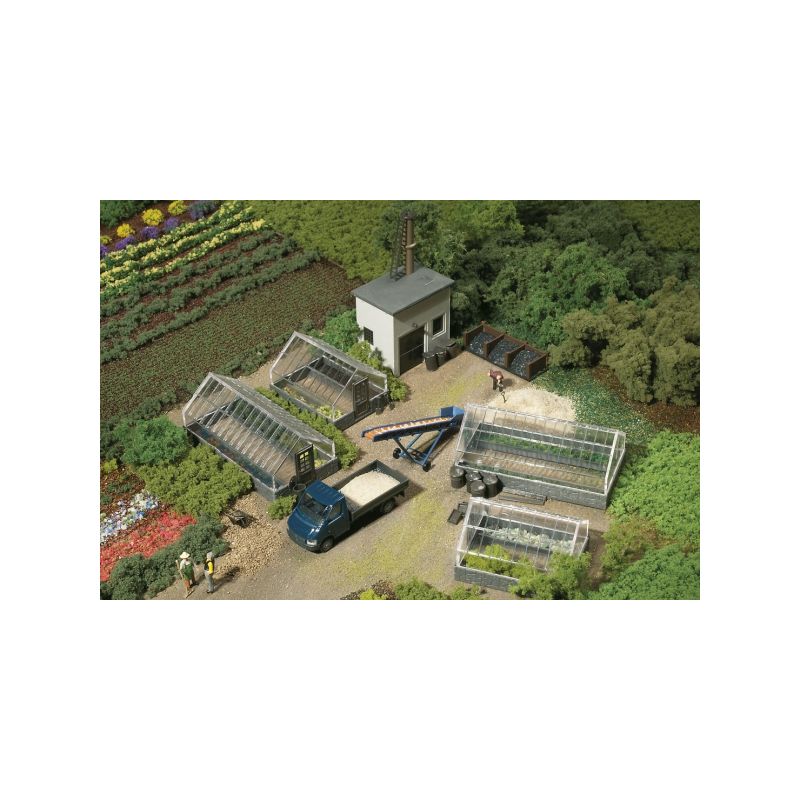 Auhagen 12351 Kertészet, H0/TT
