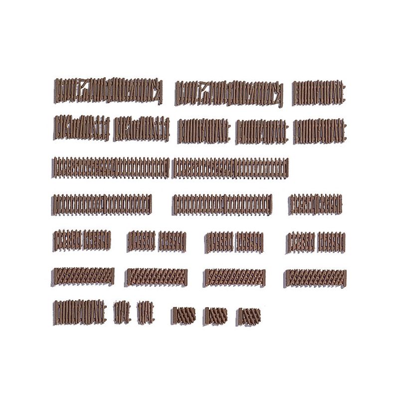 Noch 13096 Fakerítések, 72 db, kb. 250 cm