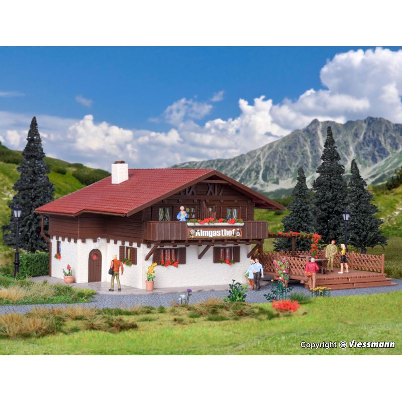 Kibri 43960 Fogadó terasszal, Almgasthof