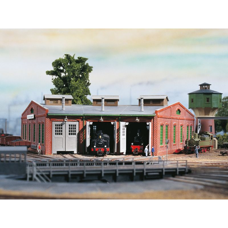 Auhagen 13280 Körfűtőház, háromállásos