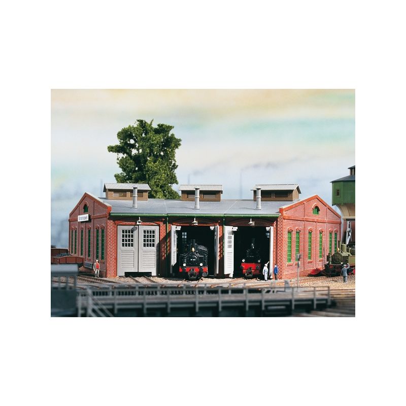 Auhagen 13280 Körfűtőház, háromállásos