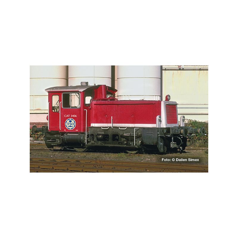 Liliput 162630 Dízel tolató mozdony, CAT 3406, TSO Chelles, Frankreich, Ep.V