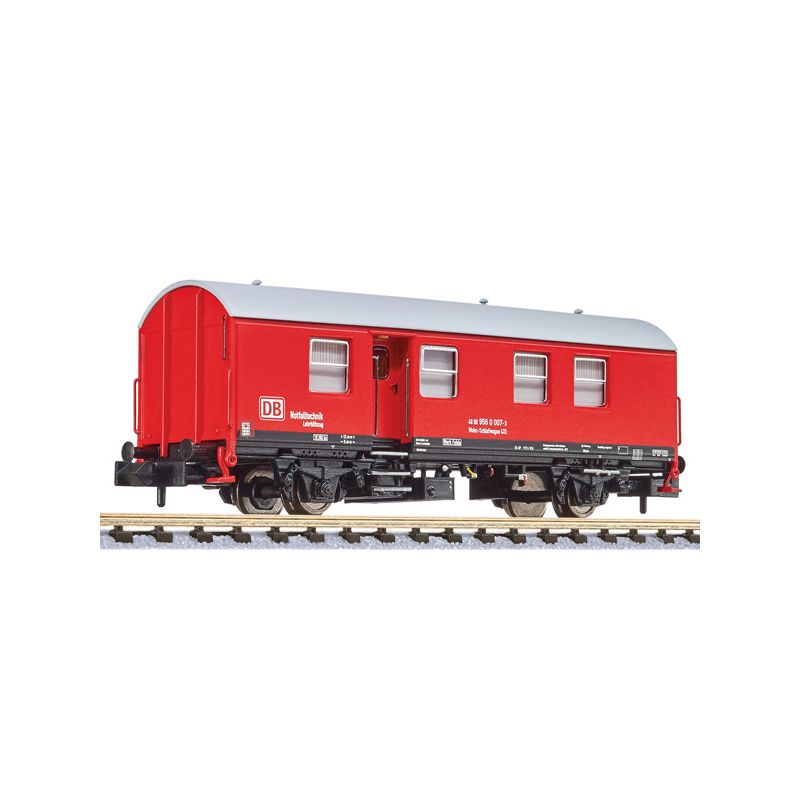 Liliput 265042 Umbau-Bahndienstwagen, Wohn-Schlafwagen, rot, DB Notfalltechnik, Ep.V
