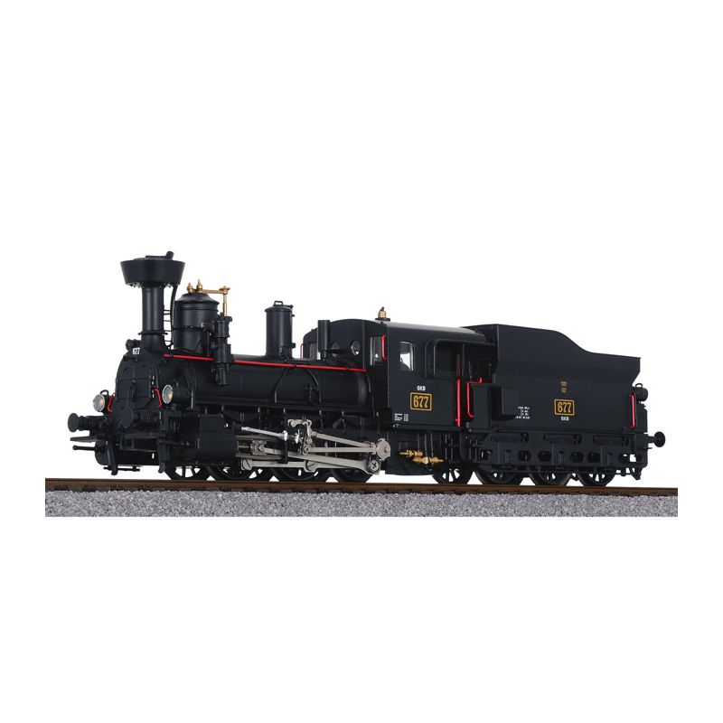 Liliput 131963 Gőzmozdony Rh 677 GKB III, múzeumi mozdony
