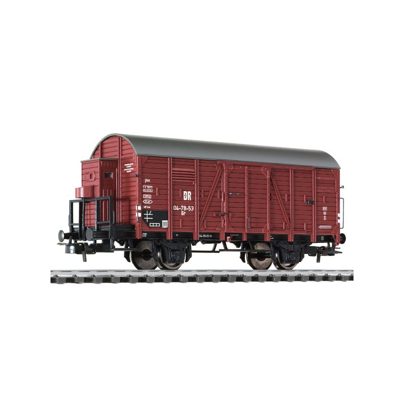 Liliput 235093 Zárt teherkocsi fékházzal Gr DR III