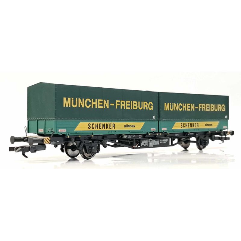 Liliput 235220 Konténerszállító kocsi, Lgjs 571, DB Schenker, DB IV