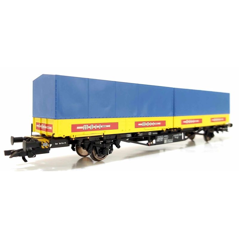 Liliput 235224 Cserefelépítmény-szállító kocsi, Lgjs 571.1, 'MOLL', DB IV