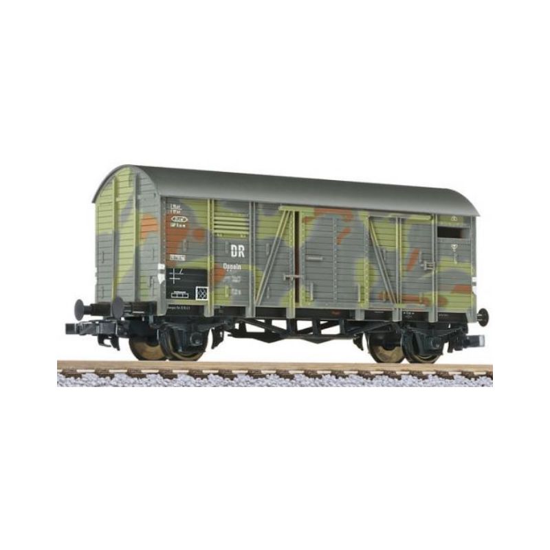 Liliput 235283 Zárt teherkocsi Ghs, álcázófestéssel, DRG II
