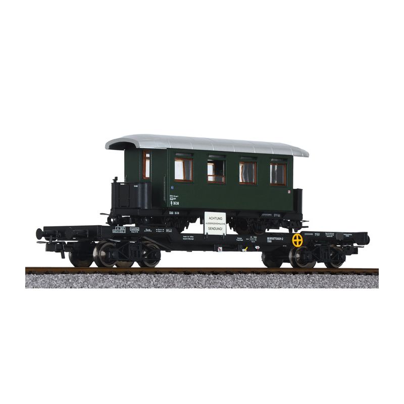 Liliput 235786 Pőrekocsi H0e-s személykocsi (Bi/s 3638) rakománnyal ÖBB IV