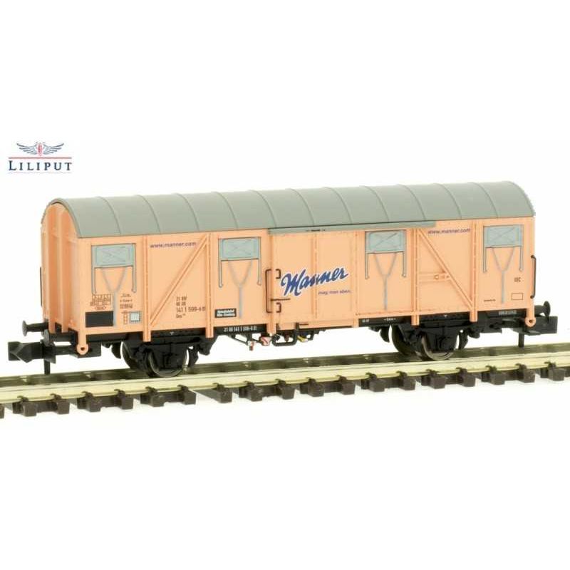 Liliput 265033 Zárt teherkocsi, Gos 245, Manner, DB AG V