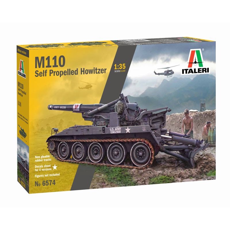 6574S ITALERI M110  Önjáró Tarack 1:35