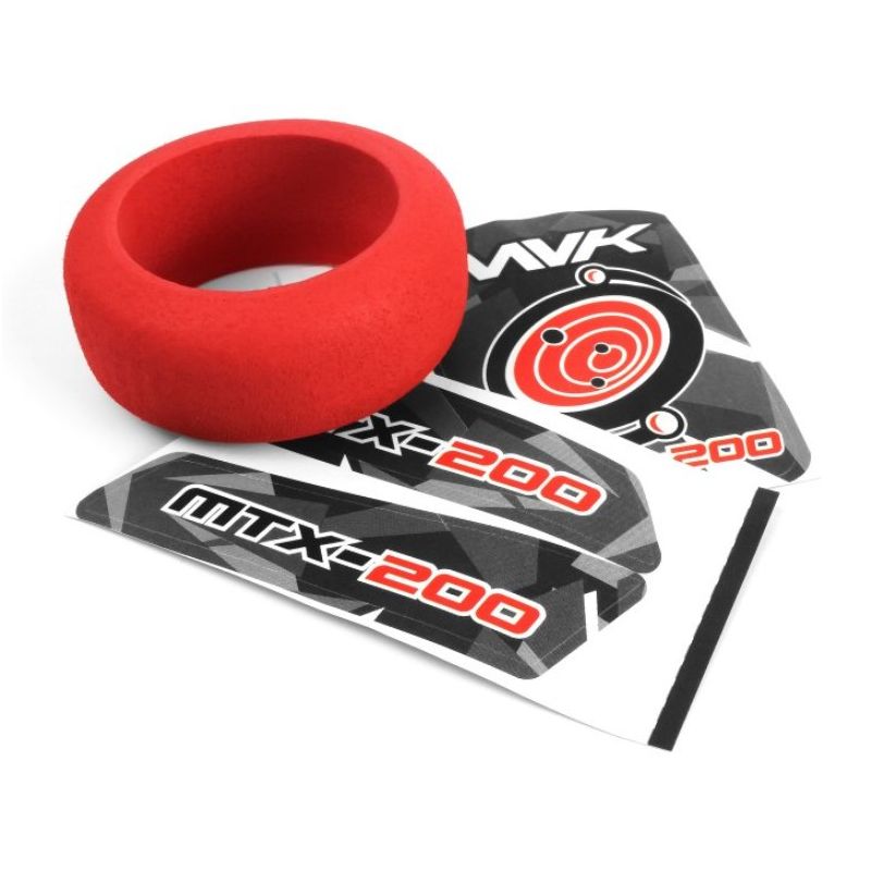 Maverick 150552 távirányító kormány szivacs és matrica szett (vörös)