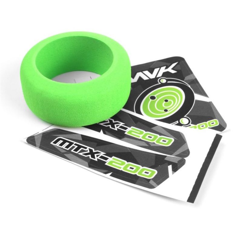 Maverick 150554 távirányító kormány szivacs és matrica szett (zöld)