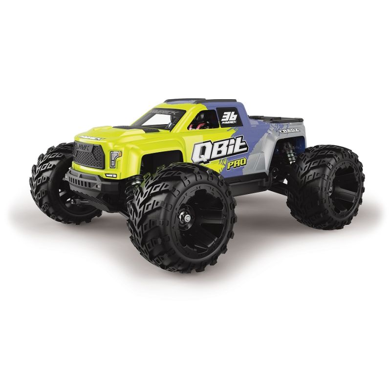 MAVERICK MV151002 Qbit MT Pro 1/16th Monster Truck - Fluoro Green
