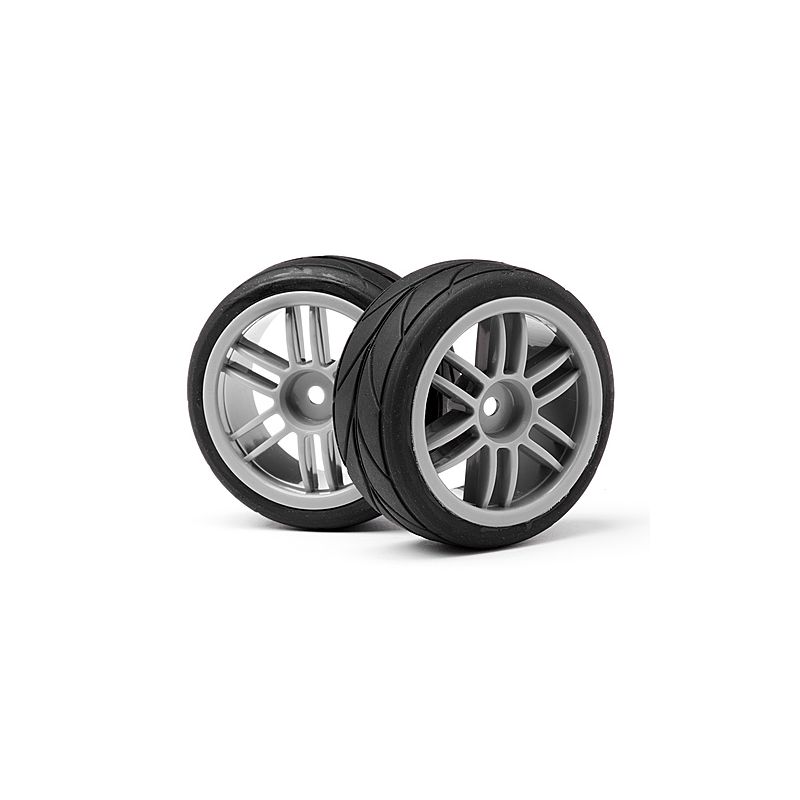 Maverick MV22641 Split 6 Spoke Wheels + Cut Slick Tyres 2db Strada EVO TC