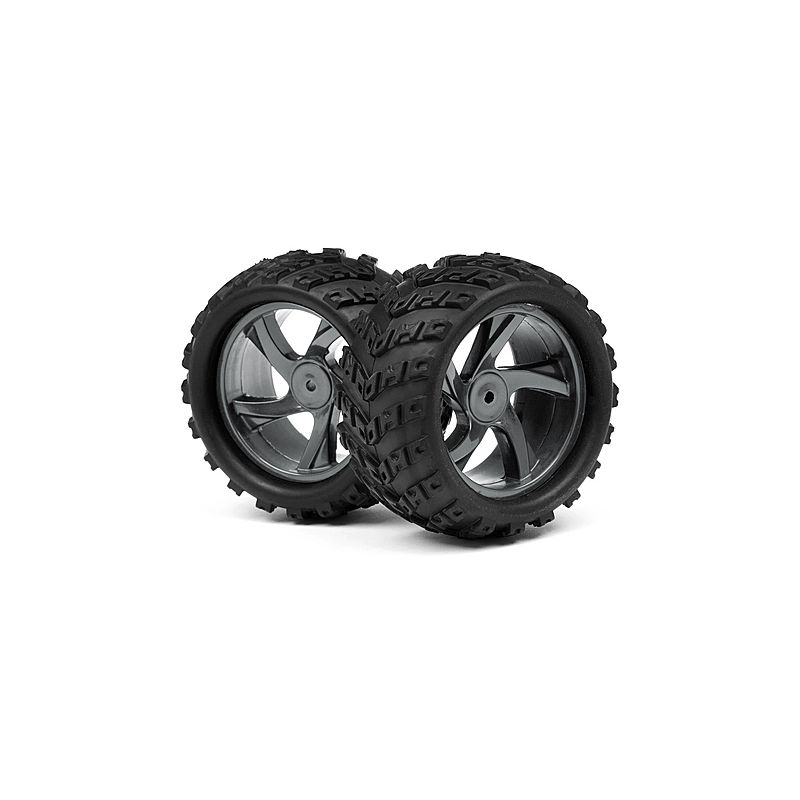 Maverick MV28055 1/18 MONSTER TRUCK WHEEL & TYRE ASSEMBLY ION MT