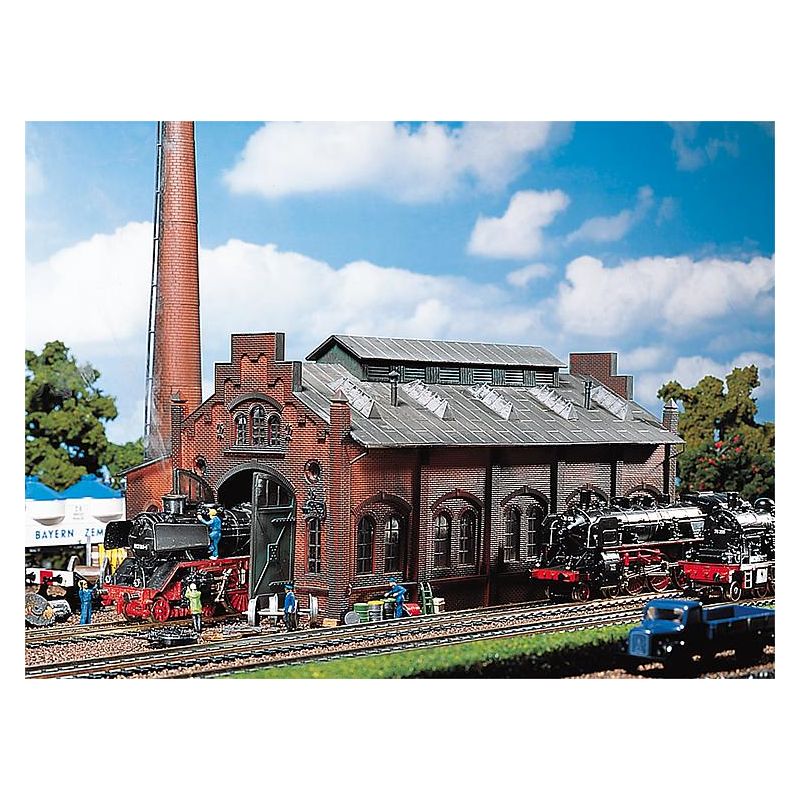 Faller 120157 Fűtőház mozdonyjavítóval