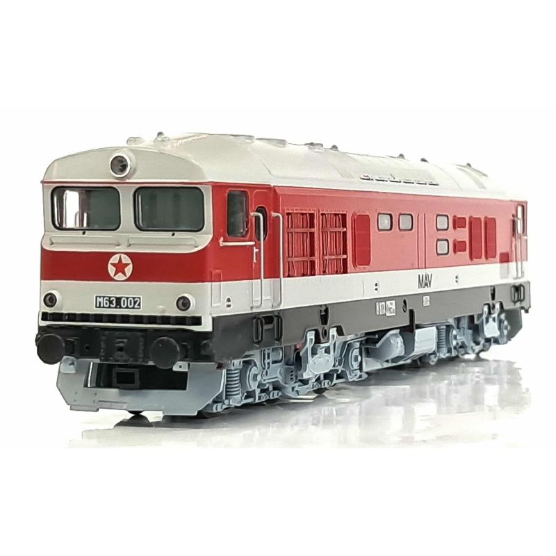 MTB Dízelmozdony, M63 002, Gyík, proto-festés, MÁV IV