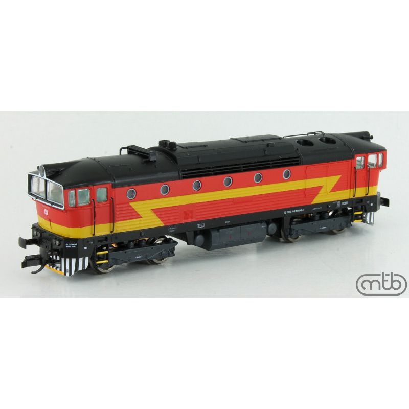 MTB TT754-049 Dízelmozdony 754-049-5, 'Búvár', 'Brejlovec', CD V