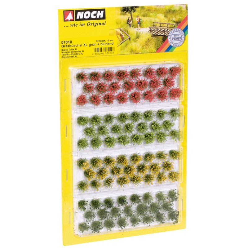 Noch 07010 Fűcsomók, virágok, 12 mm, 92 db