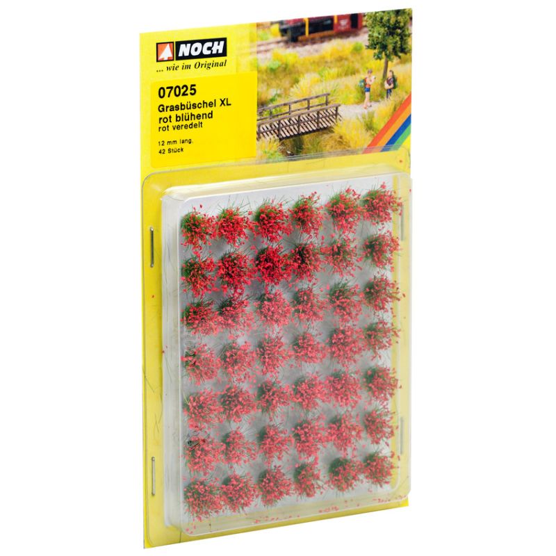 Noch 07025 Fűcsomók, virágzó fű (virág), 12 mm, 42 db