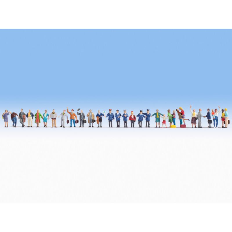 Noch 16041 'Az állomáson' figurakészlet (30 db-os)