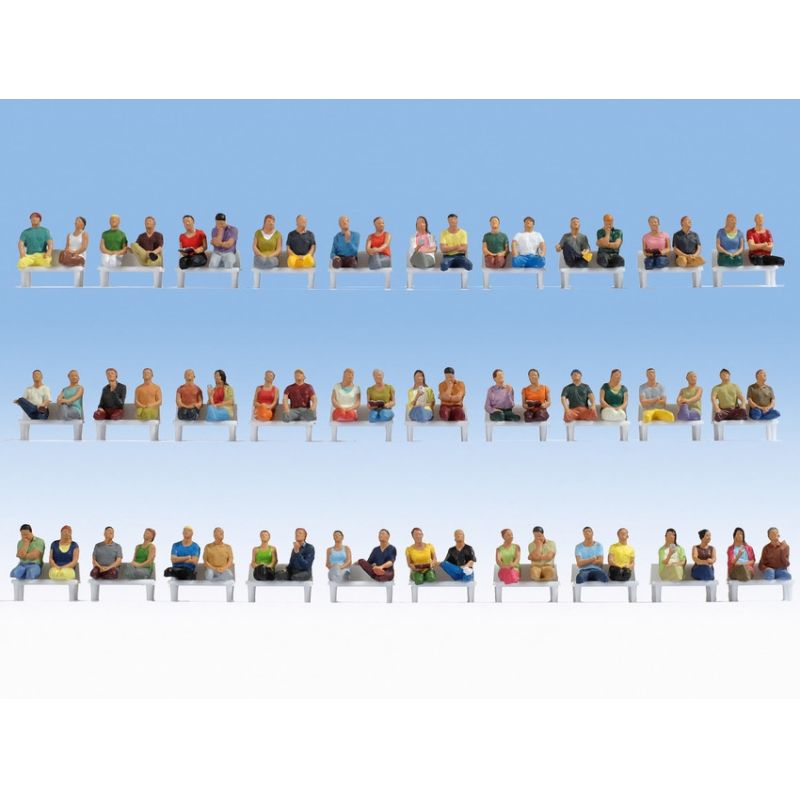 NOCH 16072 Mega-Spar-Set Sitzende Passagiere