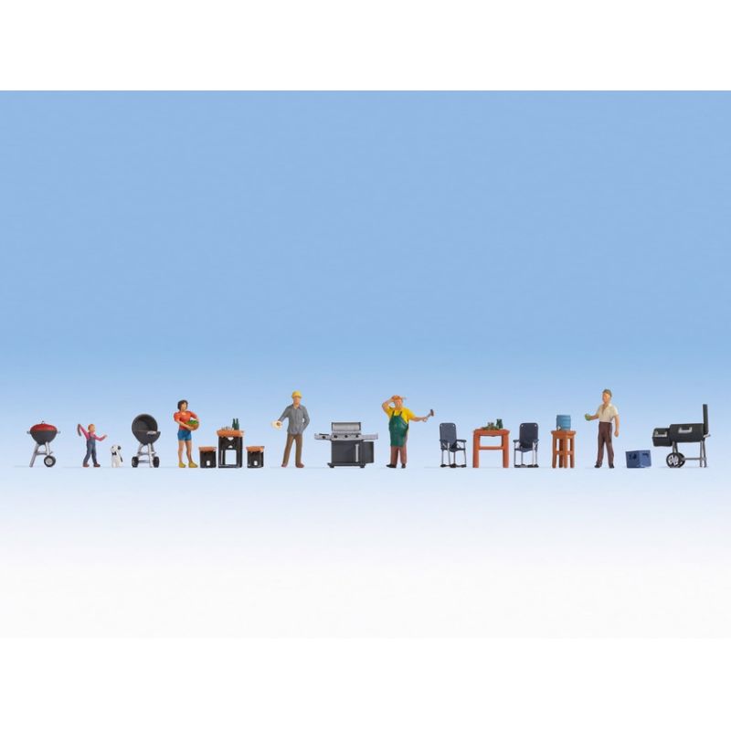 NOCH 16200 Figuren-Themenwelt „Grill-Party